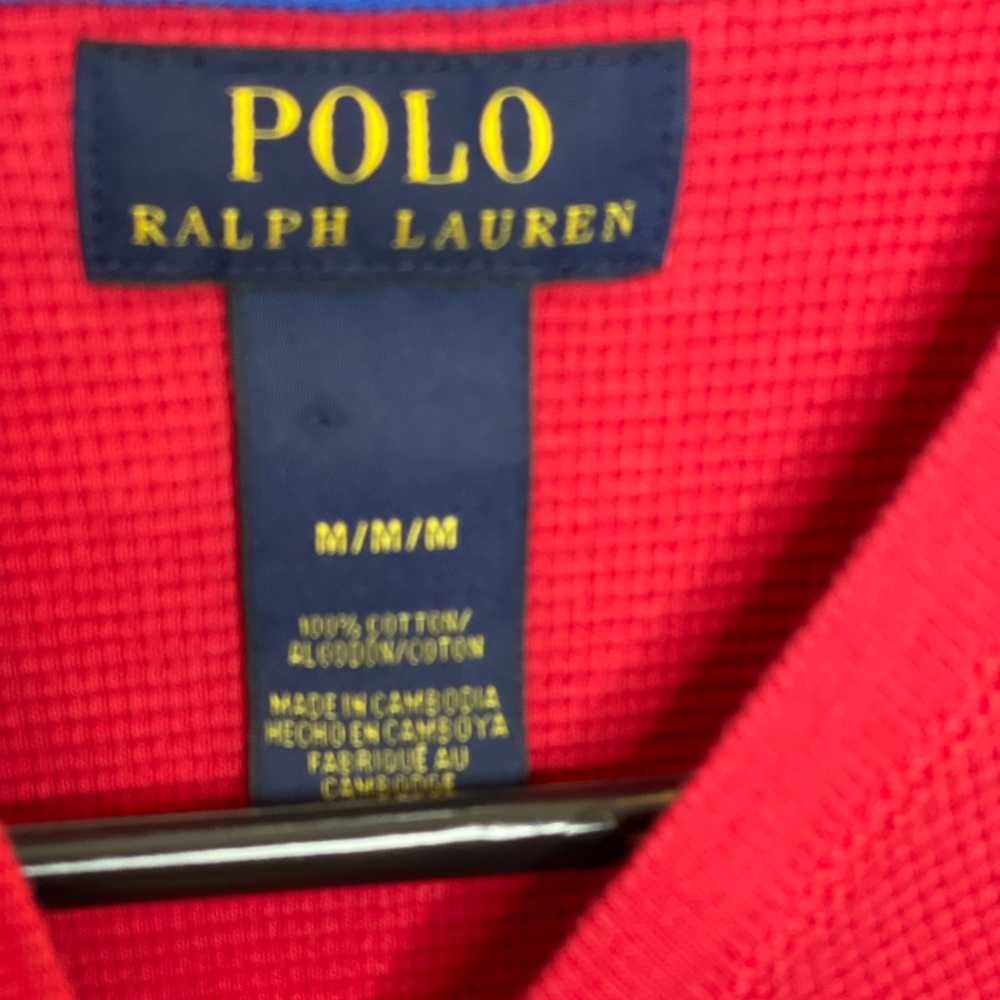Ralph Lauren Thermal T-Shirt Size M - Picture 2 of 4